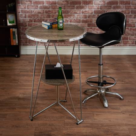 In Kombination mit einem Hochstuhl ist es die perfekte Ergänzung für eine Weinprobe.